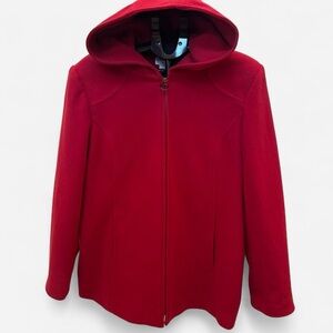 Covington Women's Red Hooded Blazer